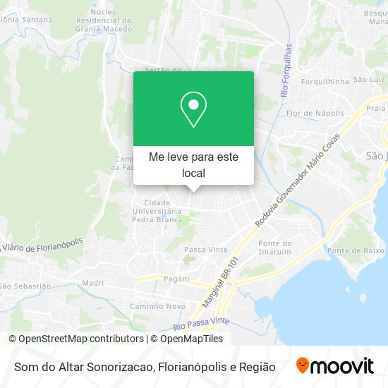Som do Altar Sonorizacao mapa