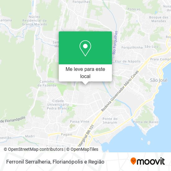 Ferronil Serralheria mapa