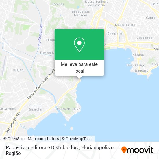 Papa-Livro Editora e Distribuidora mapa