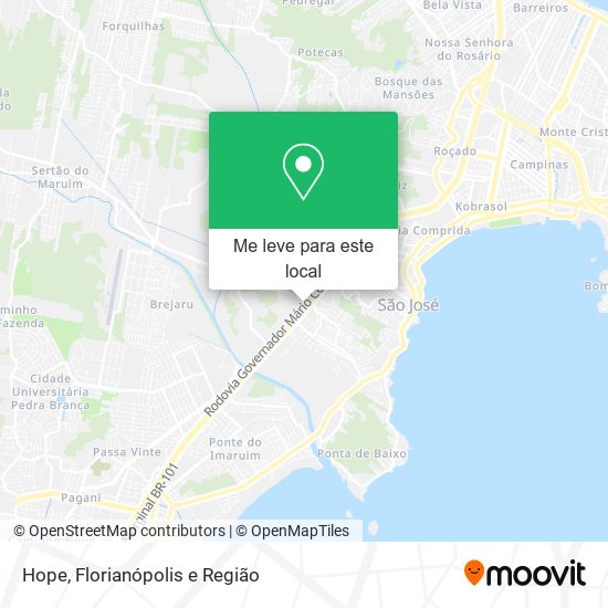 Hope mapa