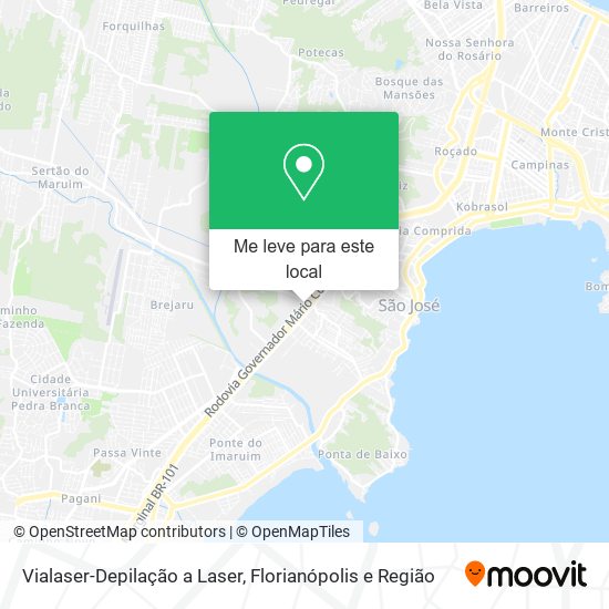 Vialaser-Depilação a Laser mapa