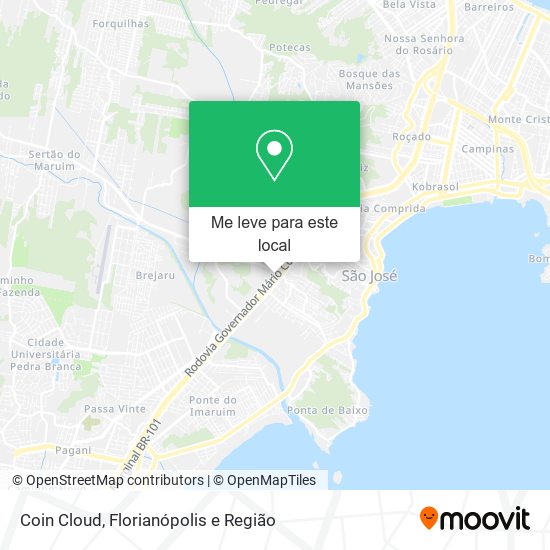 Coin Cloud mapa