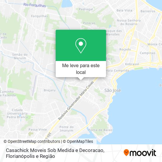 Casachick Moveis Sob Medida e Decoracao mapa