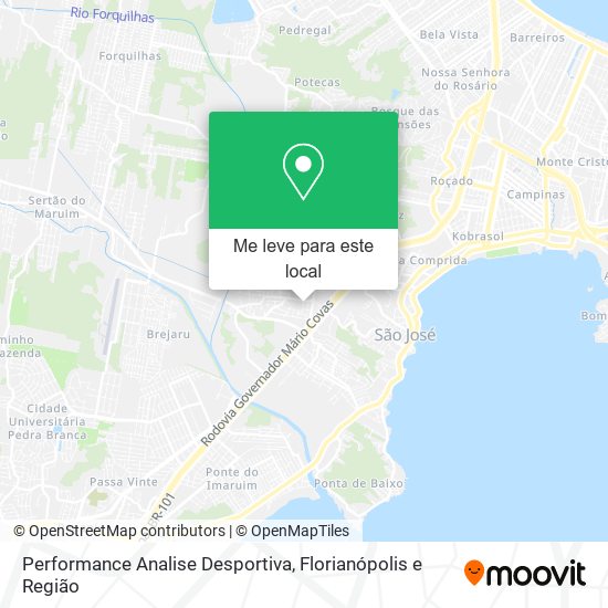 Performance Analise Desportiva mapa