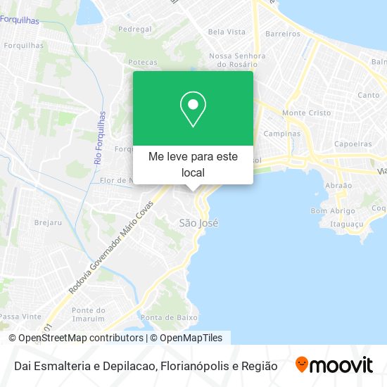 Dai Esmalteria e Depilacao mapa