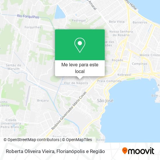 Roberta Oliveira Vieira mapa