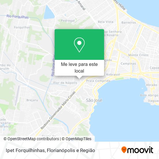 Ipet Forquilhinhas mapa