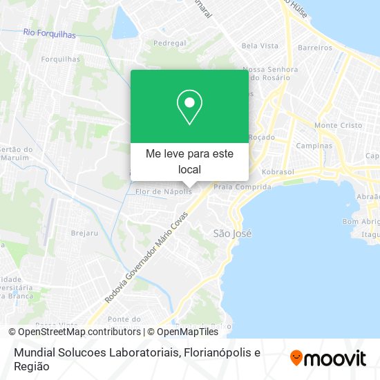 Mundial Solucoes Laboratoriais mapa