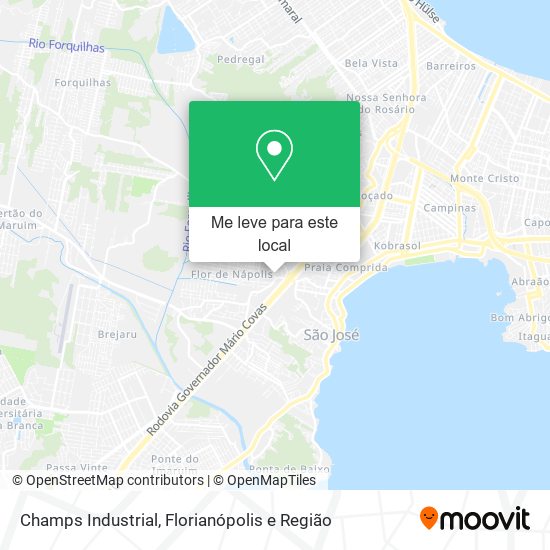 Champs Industrial mapa