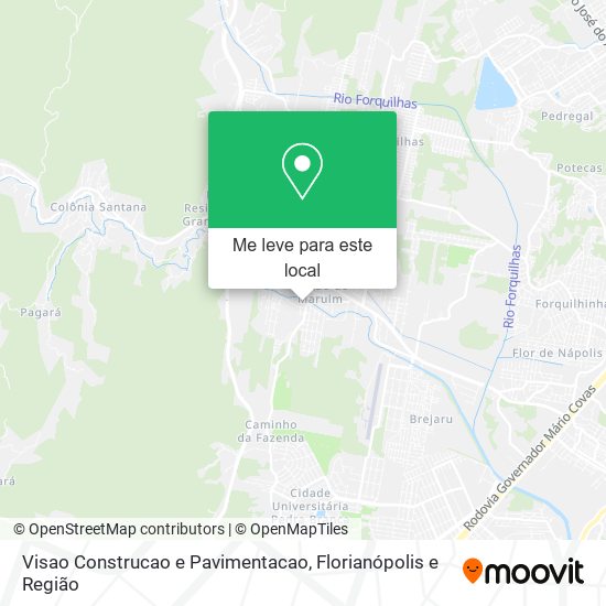 Visao Construcao e Pavimentacao mapa