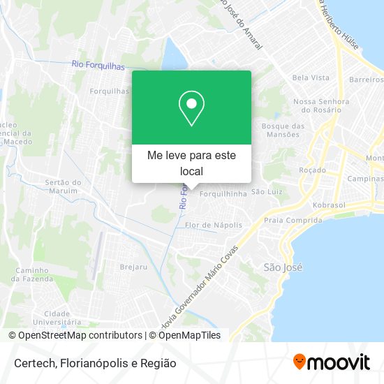 Certech mapa
