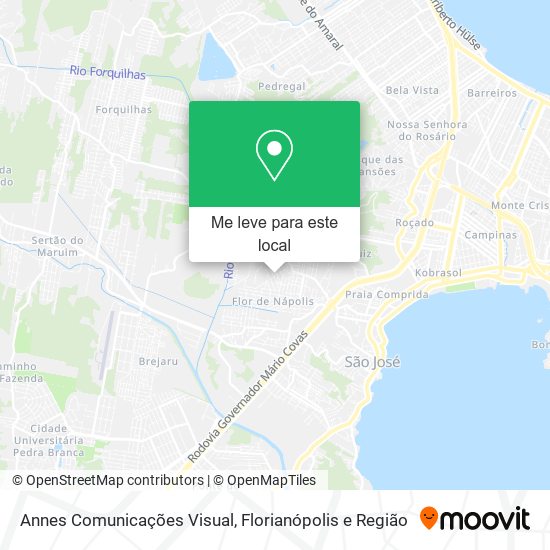 Annes Comunicações Visual mapa