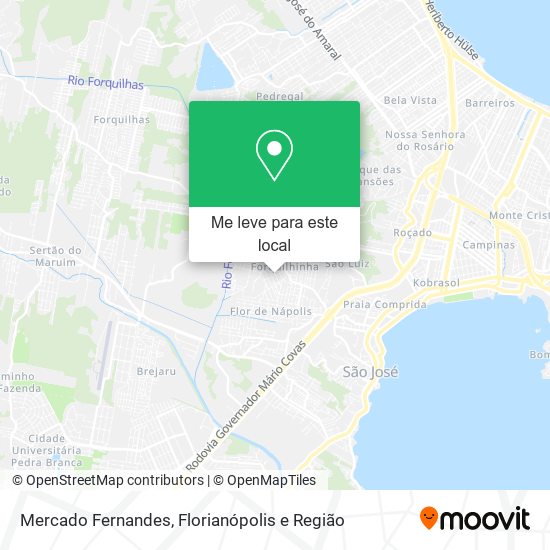 Mercado Fernandes mapa