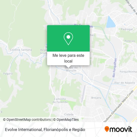 Evolve International mapa