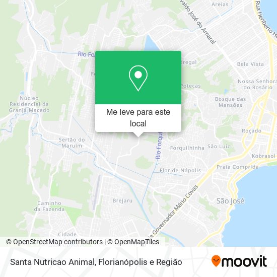 Santa Nutricao Animal mapa
