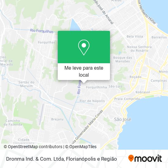 Dronma Ind. & Com. Ltda mapa