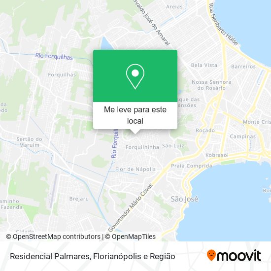 Residencial Palmares mapa