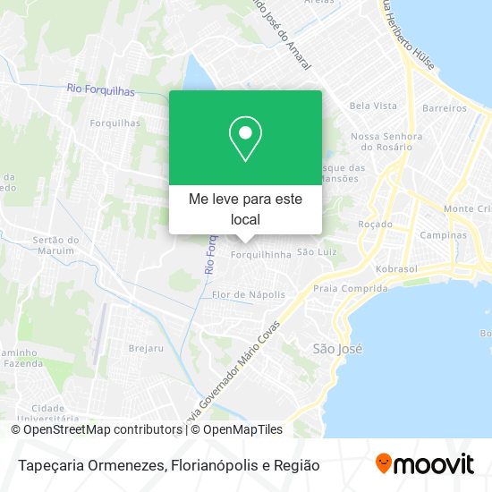 Tapeçaria Ormenezes mapa