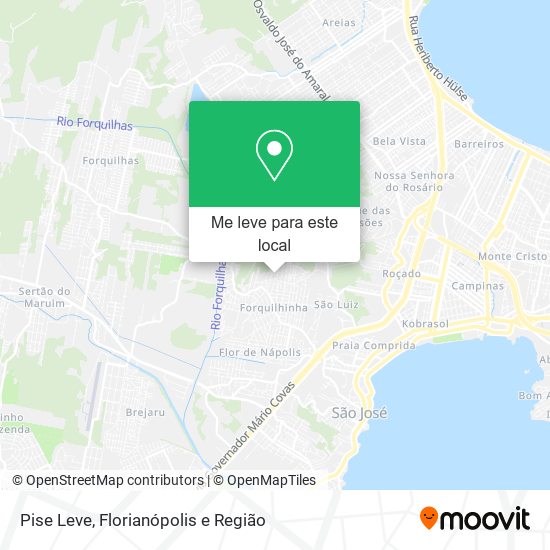 Pise Leve mapa