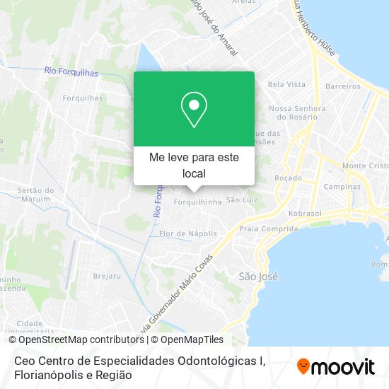 Ceo Centro de Especialidades Odontológicas I mapa