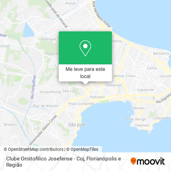 Clube Ornitofilico Josefense - Coj mapa