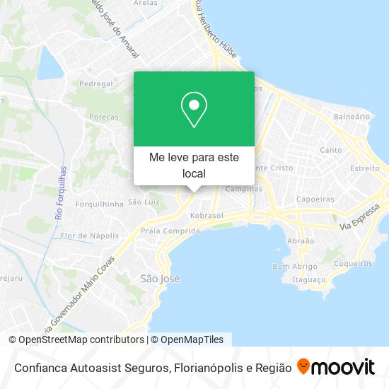 Confianca Autoasist Seguros mapa