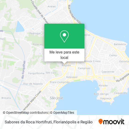 Sabores da Roca Hortifruti mapa