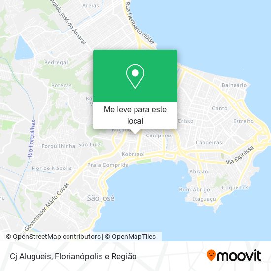 Cj Alugueis mapa