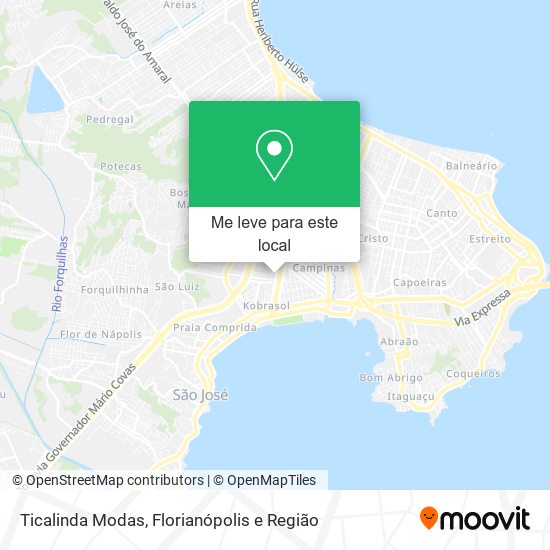 Ticalinda Modas mapa