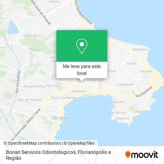 Bonan Servicos Odontologicos mapa