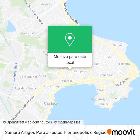 Samara Artigos Para a Festas mapa