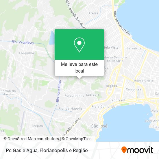 Pc Gas e Agua mapa