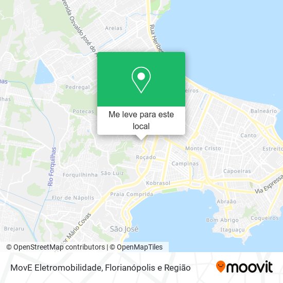 MovE Eletromobilidade mapa