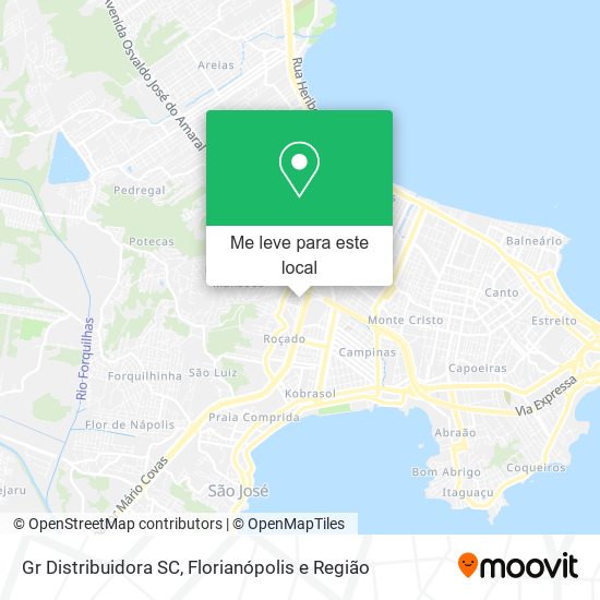 Gr Distribuidora SC mapa