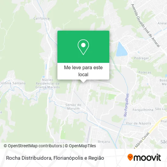 Rocha Distribuidora mapa