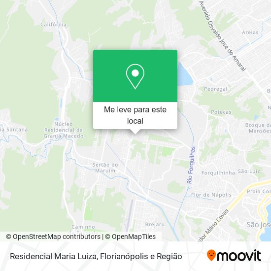 Residencial Maria Luiza mapa