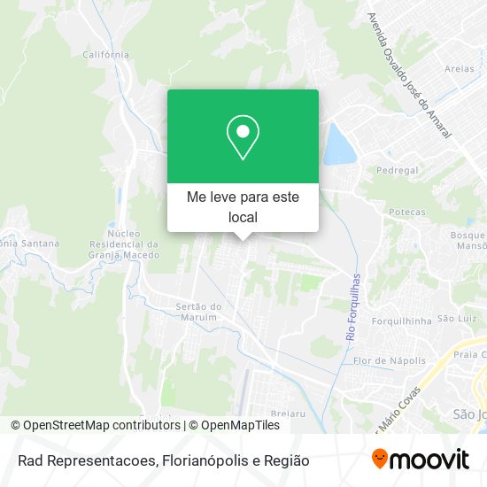 Rad Representacoes mapa
