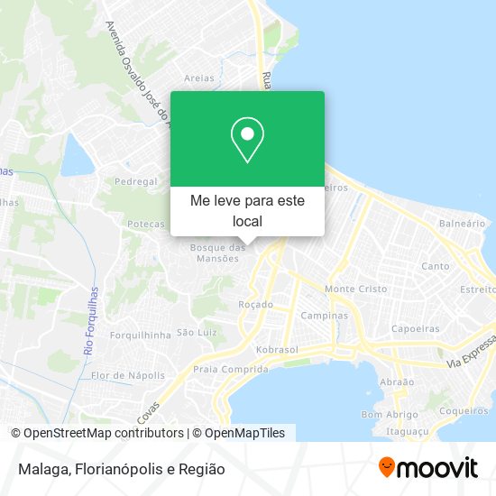 Malaga mapa