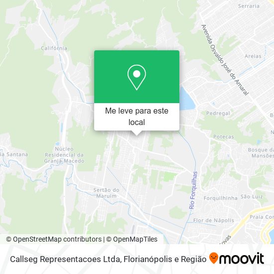 Callseg Representacoes Ltda mapa