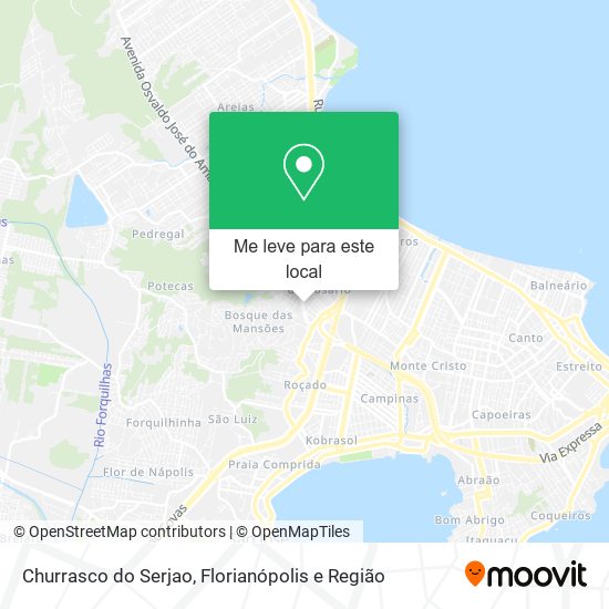 Churrasco do Serjao mapa