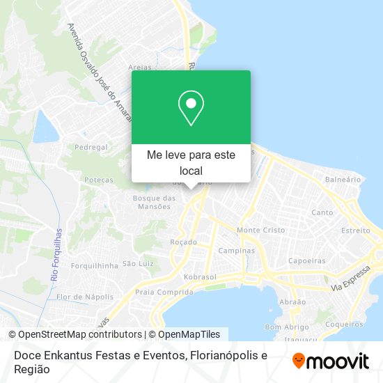 Doce Enkantus Festas e Eventos mapa