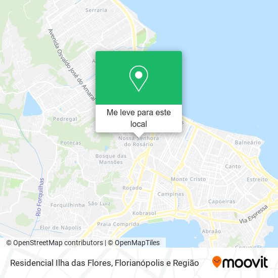 Residencial Ilha das Flores mapa