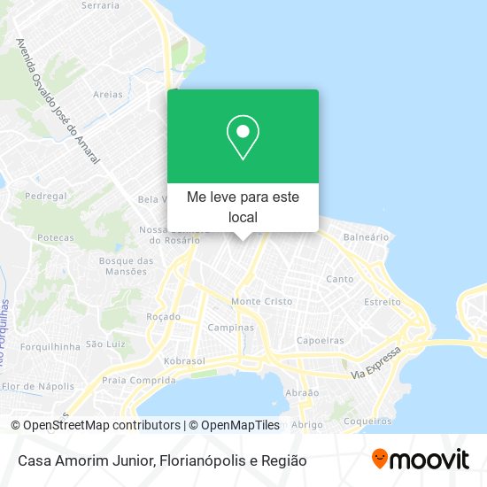 Casa Amorim Junior mapa