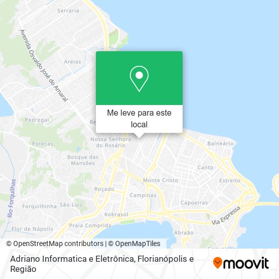 Adriano Informatica e Eletrônica mapa