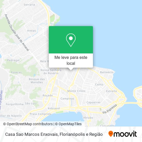 Casa Sao Marcos Enxovais mapa