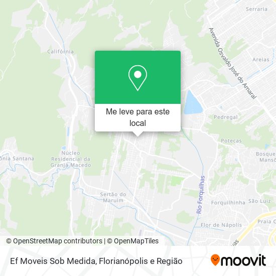 Ef Moveis Sob Medida mapa