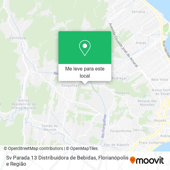 Sv Parada 13 Distribuidora de Bebidas mapa