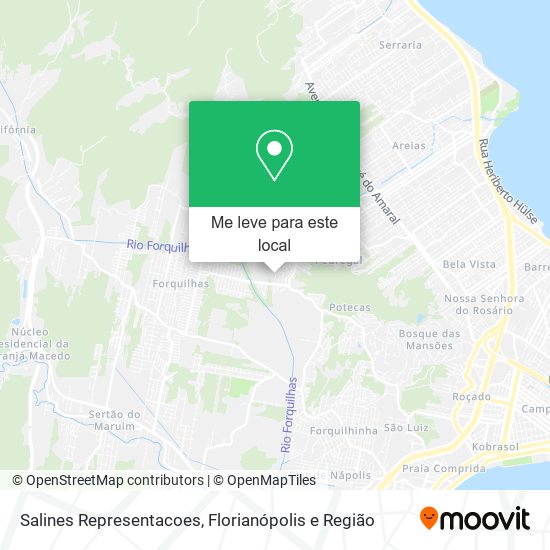 Salines Representacoes mapa