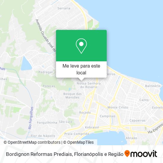 Bordignon Reformas Prediais mapa