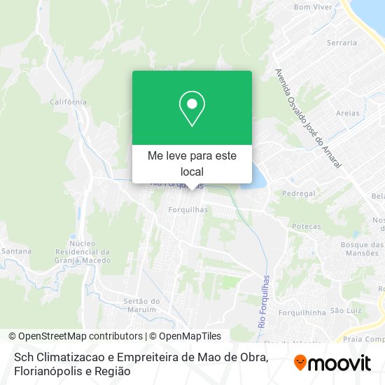 Sch Climatizacao e Empreiteira de Mao de Obra mapa